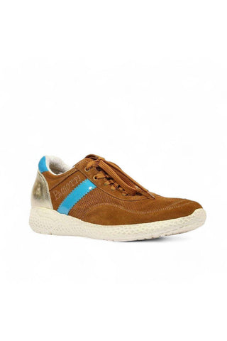 Cesare Paciotti Luxury Italian Men's 4US Cam Cuoio Lam Oro Brown Sneakers (CPM5318)-AmbrogioShoes