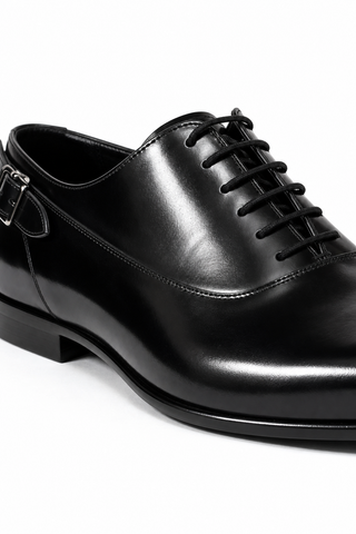 Cesare Paciotti Luxury Italian Men's Baio Black Oxfords (CPM5112)