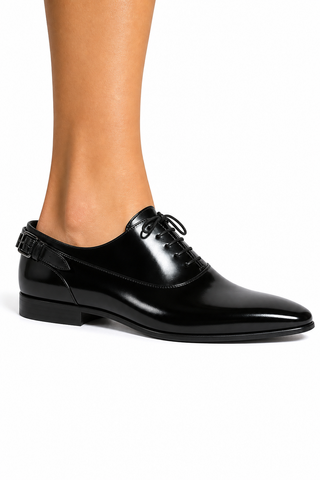 Cesare Paciotti Luxury Italian Men's Baio Black Oxfords (CPM5112)