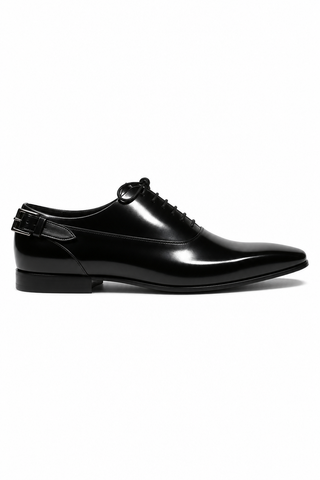 Cesare Paciotti Luxury Italian Men's Baio Black Oxfords (CPM5112)