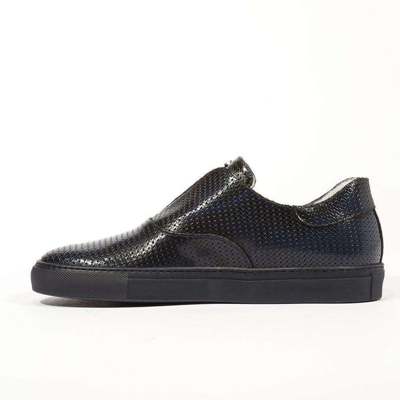 Cesare Paciotti Luxury Italian Men's Baio Navy Loafers (CPM5354)-AmbrogioShoes