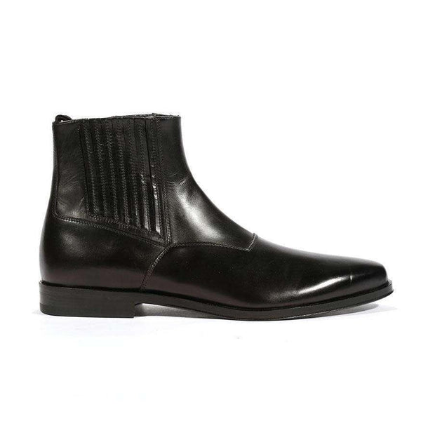 Cesare Paciotti Luxury Italian Mens Boots Baby Lux Black P Shoes (CPM5420)-AmbrogioShoes