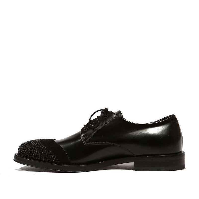 Cesare Paciotti Luxury Italian Men's Cam Baio Black Oxfords (CPM5145)-AmbrogioShoes