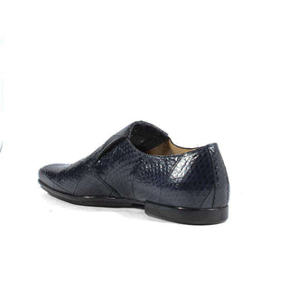 Cesare Paciotti Luxury Italian Men's Designer Shoes Ayer Lux Navy Leather Loafers (CPM2622)-AmbrogioShoes