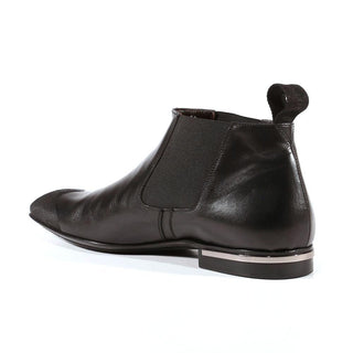 Cesare Paciotti Luxury Italian Men's Designer Shoes Baby Lux Black Boots (CPM3023)-AmbrogioShoes