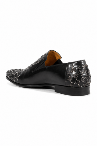 Cesare Paciotti Luxury Italian Men's Designer Shoes Baby Lux Black Leather Loafers (CPM3118)-AmbrogioShoes