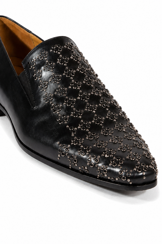 Cesare Paciotti Luxury Italian Men's Designer Shoes Baby Lux Black Leather Loafers (CPM3118)-AmbrogioShoes