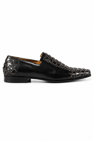 Cesare Paciotti Luxury Italian Men's Designer Shoes Baby Lux Black Leather Loafers (CPM3118)-AmbrogioShoes