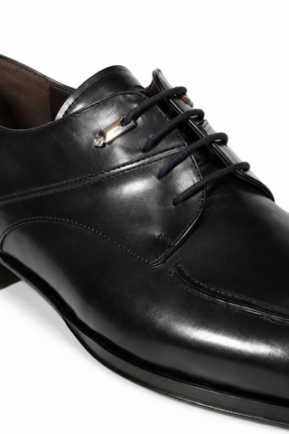 Cesare Paciotti Luxury Italian Men's Designer Shoes Baby Lux Black Oxfords (CPM5014)