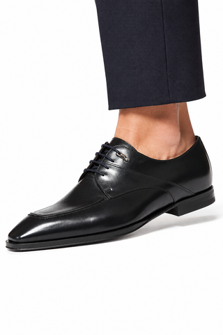 Cesare Paciotti Luxury Italian Men's Designer Shoes Baby Lux Black Oxfords (CPM5014)