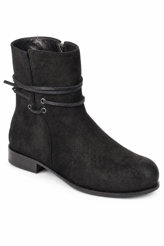 Cesare Paciotti Black Suede Boots (CPM2019) - Front 3/4 Hero