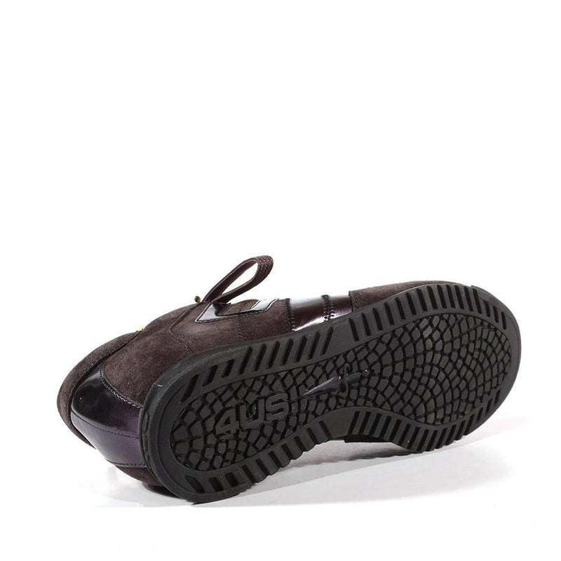 Cesare Paciotti Luxury Italian Mens Shoes Cam Antra Specchio Black Sneakers (CPM3007)-AmbrogioShoes
