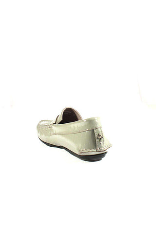 Cesare Paciotti Luxury Italian Men's Designer Shoes Fumo Textured Patent Moccasins (CPM2347)-AmbrogioShoes