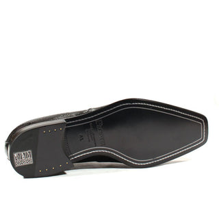 Cesare Paciotti Luxury Italian Men's Designer Shoes Magic Old Black R Leather Oxfords (CPM2587)-AmbrogioShoes