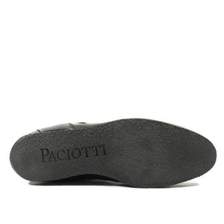 Cesare Paciotti Luxury Italian Men's Designer Shoes Old Paint Black FL Leather Boots (CPM2556)-AmbrogioShoes