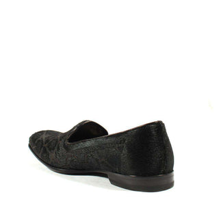 Cesare Paciotti Luxury Italian Men's Designer Shoes Pony Lux Black Nappa Pony Loafers (CPM2576)-AmbrogioShoes