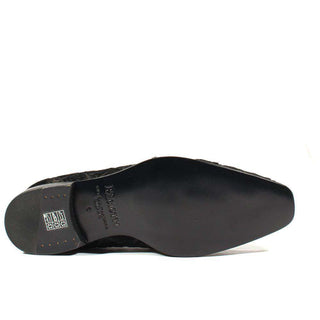 Cesare Paciotti Luxury Italian Men's Designer Shoes Pony Lux Black Nappa Pony Loafers (CPM2576)-AmbrogioShoes