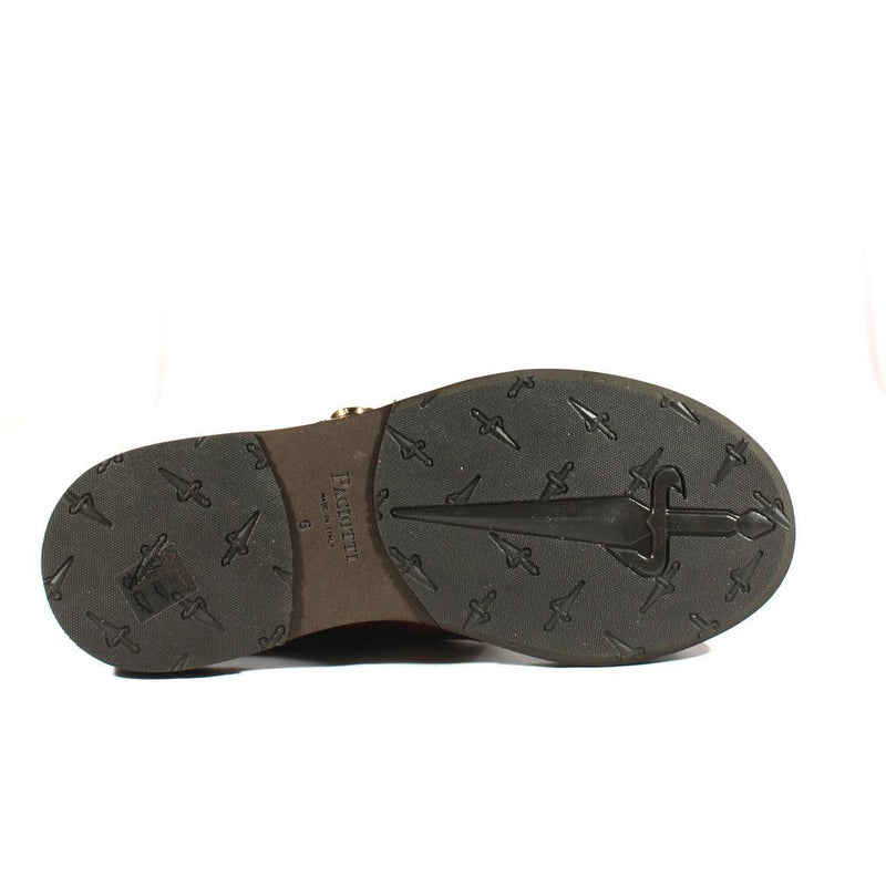 Cesare Paciotti Luxury Italian Mens Shoes Tortora Buckle Logo Leather Sandals (CPM2376)-AmbrogioShoes