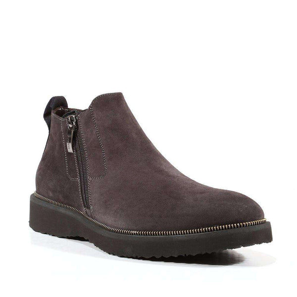 Cesare Paciotti Luxury Italian Mens Shoes Vit Cam Antracite Grey Suede Boots (CPM3057)-AmbrogioShoes