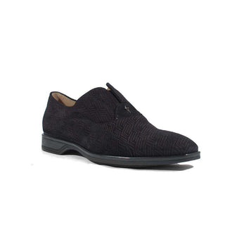 Cesare Paciotti Luxury Italian Men's Designer Shoes Vit Camoscio Navy Suede Loafers (CPM2633)-AmbrogioShoes