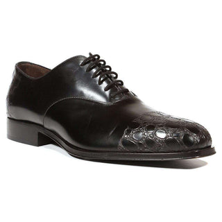 Cesare Paciotti Luxury Italian Men's Designer Shoes Vit Corsaro Black Oxfords (CPM5009)-AmbrogioShoes