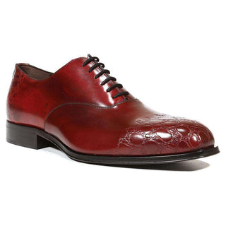 Cesare Paciotti Luxury Italian Men's Designer Shoes Vit Corsaro Burgundy Oxfords (CPM5007)-AmbrogioShoes