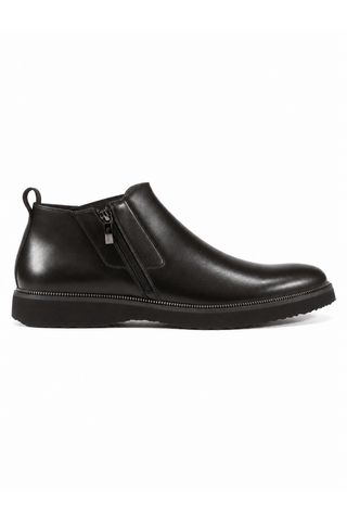Cesare Paciotti Luxury Italian Men's Designer Shoes Vit Mat Black Leather Boots (CPM3056)-AmbrogioShoes