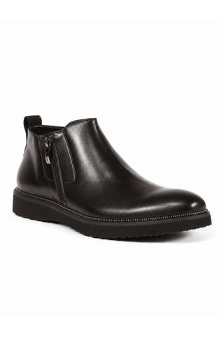 Cesare Paciotti Luxury Italian Men's Designer Shoes Vit Mat Black Leather Boots (CPM3056)-AmbrogioShoes