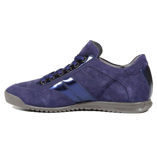 Cesare Paciotti Luxury Italian Men's Italian Designer Shoes Cam Indaco Specchi Navy Sneakers (CPM5039)-AmbrogioShoes