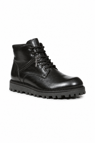 Cesare Paciotti Luxury Italian Men's Italian Designer Shoes Dan Calf Soft Black Boots (CPM5023)-AmbrogioShoes