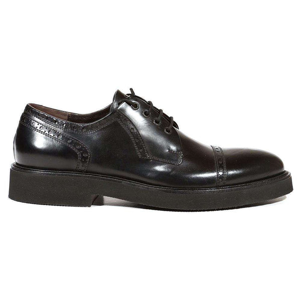 Cesare Paciotti Luxury Italian Men's Italian Shoes Magic Baby Black Oxfords (CPM5021)-AmbrogioShoes