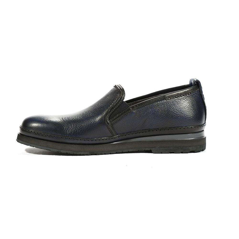 Cesare Paciotti Luxury Italian Mens Loafers 4US Gran S L Black Cam Army Shoes (CPM5404)-AmbrogioShoes