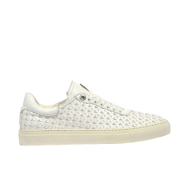 Cesare Paciotti Luxury Italian Men's Nappa Soft Bianco White Sneakers (CPM5344)-AmbrogioShoes