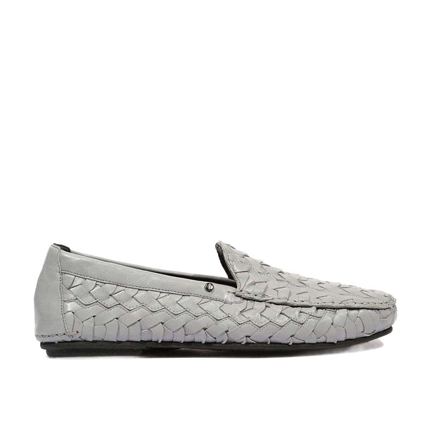 Cesare Paciotti Luxury Italian Men's Nappa Soft Gray Moccassin (CPM5328)-AmbrogioShoes