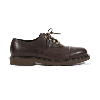 Cesare Paciotti Luxury Italian Men's Oxfords Brown Foam Bufalo T Moro G Designer Shoes (CPM5474)-AmbrogioShoes