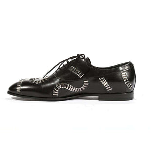 Cesare Paciotti Luxury Italian Men's Oxfords Nappa Soft Black Designer Shoes (CPM5464)-AmbrogioShoes