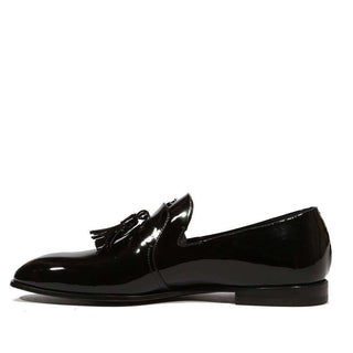 Cesare Paciotti Luxury Italian Men's Patent Calf Black Formal Loafers (CPM5141)-AmbrogioShoes
