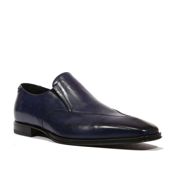 Cesare Paciotti Luxury Italian Men's Shine Navy Loafers (CPM5135)-AmbrogioShoes