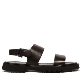 Cesare Paciotti Luxury Italian Men's Vacchetta Black Sandals (CPM5101)-AmbrogioShoes