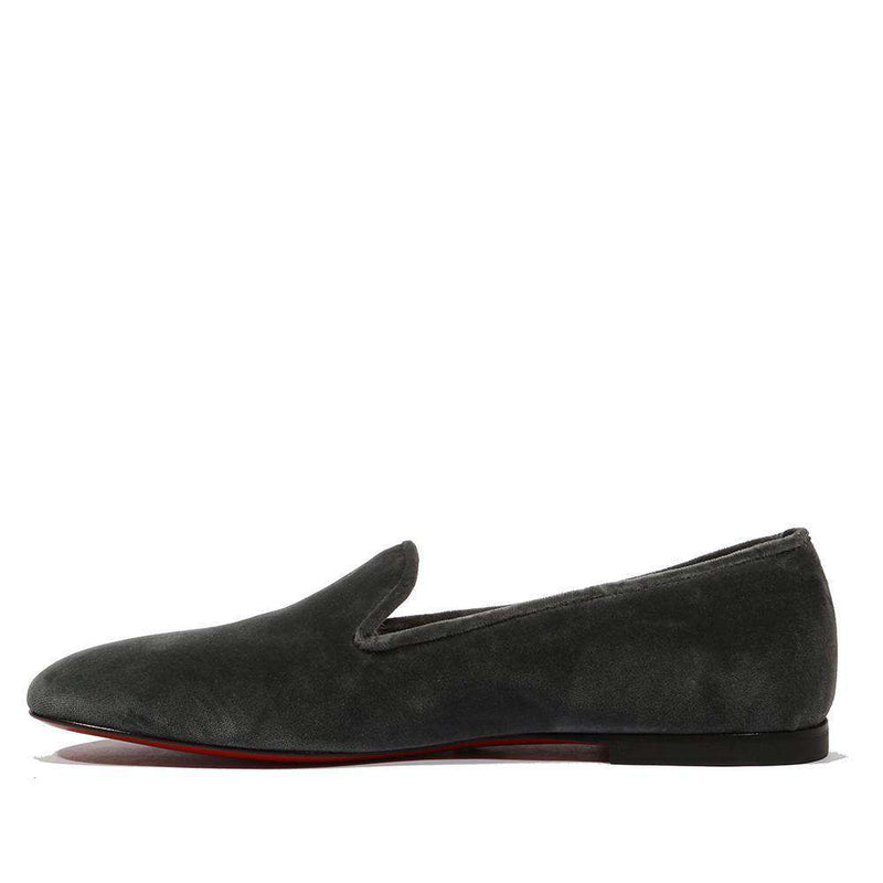 Cesare Paciotti Luxury Italian Men's Velluto Ardesia Gray Loafers (CPM5125)-AmbrogioShoes