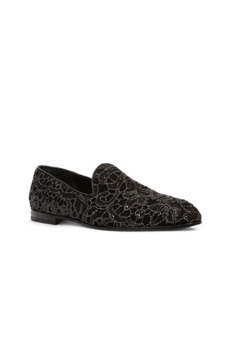 Cesare Paciotti Luxury Italian Men's Vit Cam Pizzo Black Loafers (CPM5357)-AmbrogioShoes