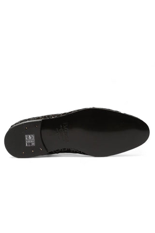 Cesare Paciotti Luxury Italian Men's Vit Cam Pizzo Black Loafers (CPM5357)-AmbrogioShoes