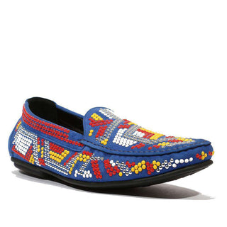 Cesare Paciotti Luxury Italian Men's Vit Camoscio Denim Blue Denim Loafers (CPM5128)-AmbrogioShoes