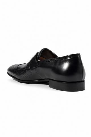 Cesare Paciotti Magic Baby Black Leather Loafers (CPM2613)-AmbrogioShoes