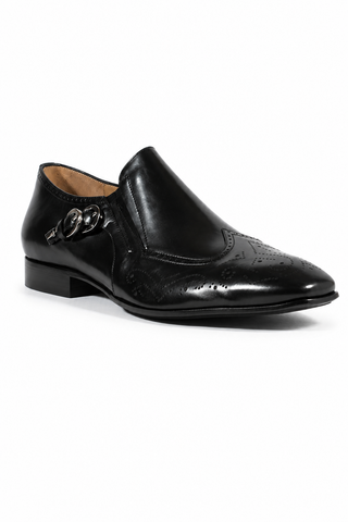 Cesare Paciotti Magic Baby Black Leather Loafers (CPM2664)-AmbrogioShoes