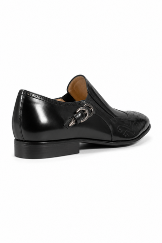 Cesare Paciotti Magic Baby Black Leather Loafers (CPM2664)-AmbrogioShoes