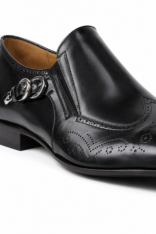 Cesare Paciotti Magic Baby Black Leather Loafers (CPM2664)