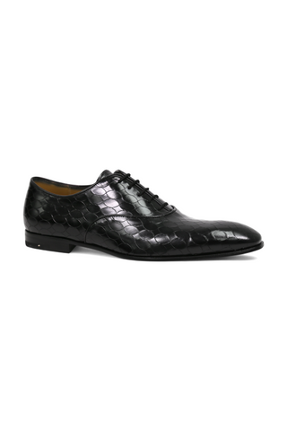 Cesare Paciotti Magic Baby Black Leather Oxfords (CPM2320)-AmbrogioShoes