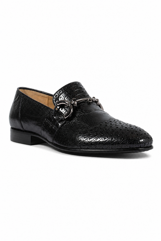 Cesare Paciotti Magic Baby Black Struz Leather Loafers (CPM2618)-AmbrogioShoes