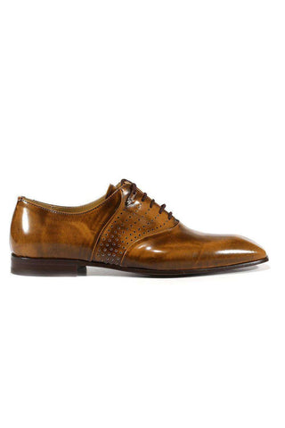 Cesare Paciotti Magic Dark Caffe Brown Leather Oxfords (CPM3111)-AmbrogioShoes